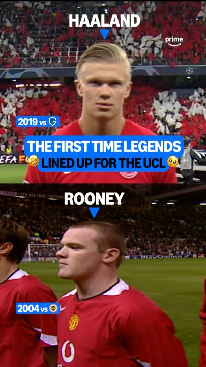 When legends lined up for the #UCL anthem for the first time 🤩🥹