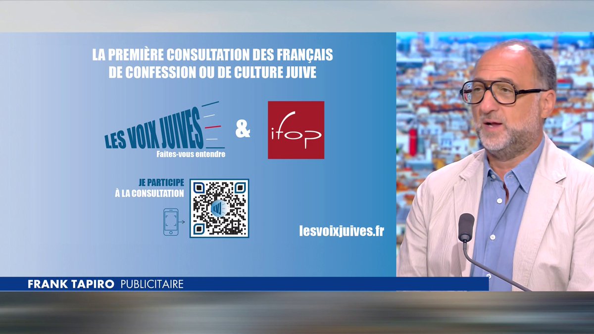 Frank Tapiro présente «Les Voix Juives», la première consultation des Français de confession ou de culture juive, dans #HDPros Toute l'info est à retrouver sur