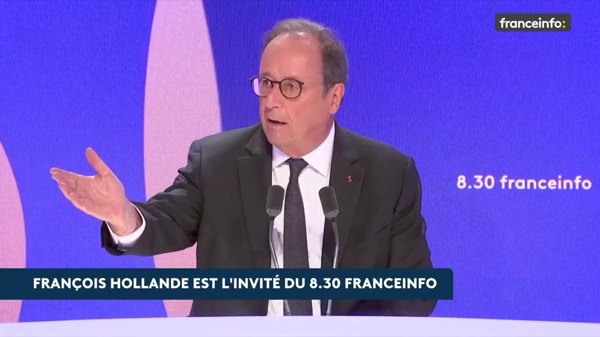 🔴 Menace de censure du budget par Olivier Faure ➡️ "Le parti n'a pas pris de position. Est-ce que c'est le PS, Olivier Faure, est-ce qu'il y a eu une consultation ?", demande François Hollande
