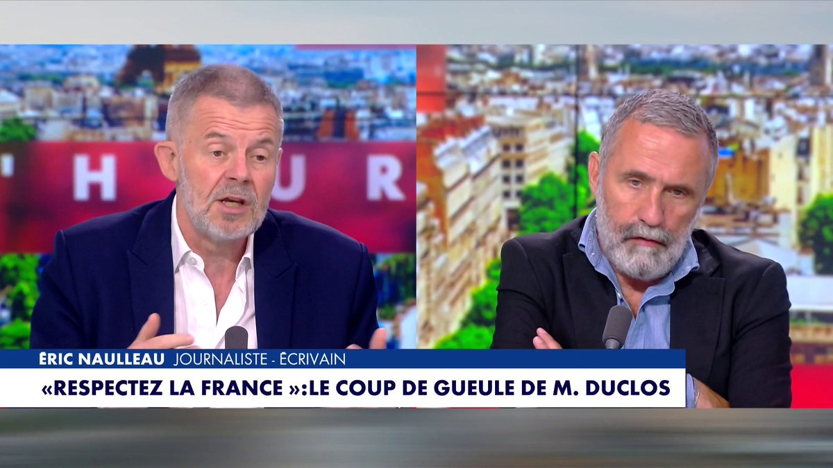 Éric Naulleau revient sur les propos du combattant de MMA Matthieu Duclos, qui évoque la fierté d'être français : «Il y en a marre de s'excuser», dans #HDPros Toute l'info est à retrouver sur