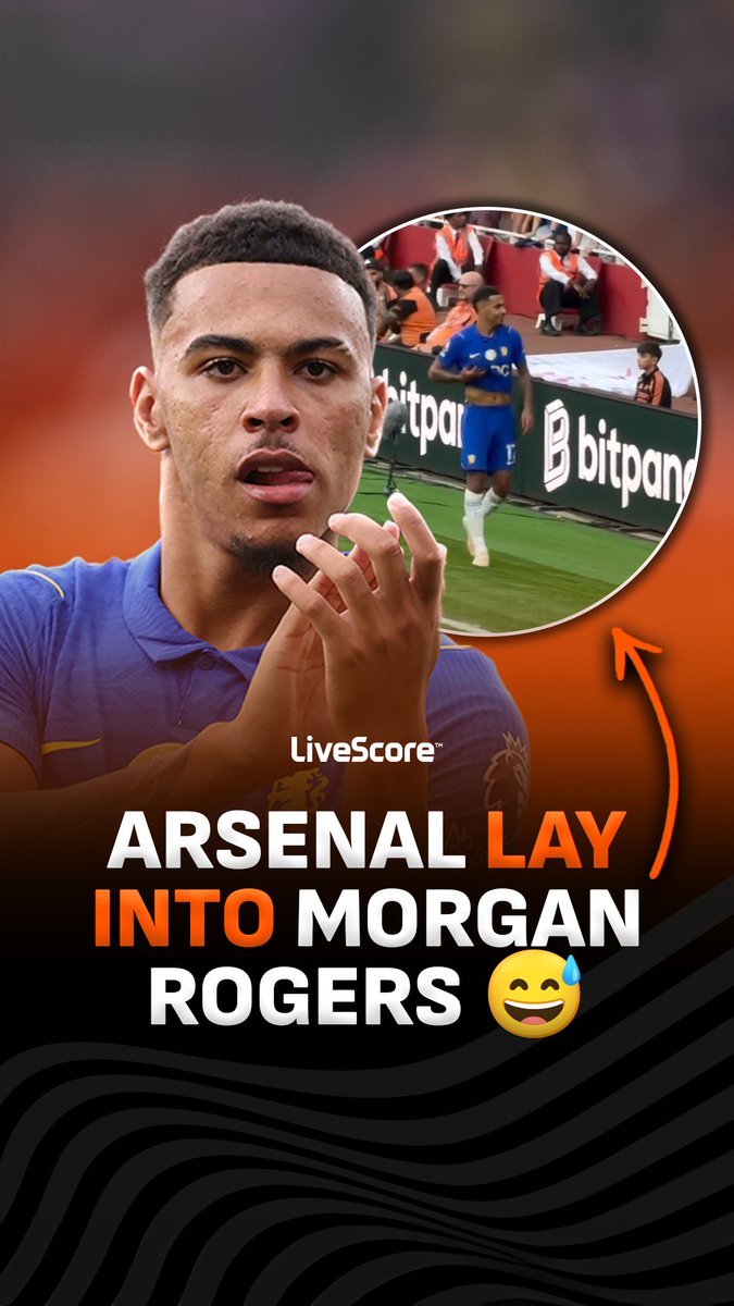 Arsenal fans didn’t forget what Morgan Rogers said when he joined Chelsea that’s for sure 😅 Wonder whether he’ll be second guessing his move to the Blues now 👀