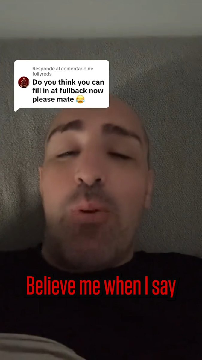Former Liverpool defender José Enrique's response when asked if he could fill in at fullback right now 😂