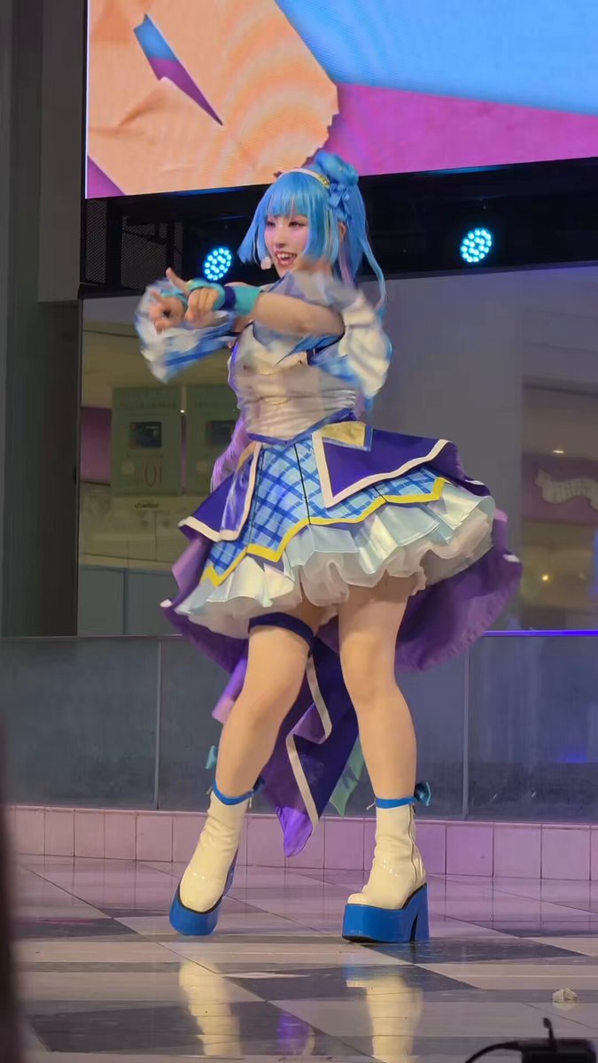 #CDEFステージ ありがとうございました！ キュアウインクでした🩵 初めてのコスパフォでとても貴重な経験をさせていただけて嬉しかったです✨ #Uアコスタ2026 #KimiPalette