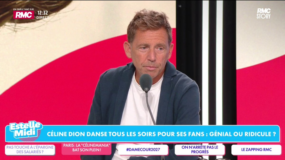 🎤 Céline Dion Daniel Riolo : "Je sors avec mes tenues à 20 000, j'esquisse 2 pas de danse car je suis ridicule, on a l'impression que je vais tomber par terre... ça me fait de la peine ! Les gens qui sont là mais vous êtes demeurés ! Vous êtes allumés d'être fans à ce point-là"
