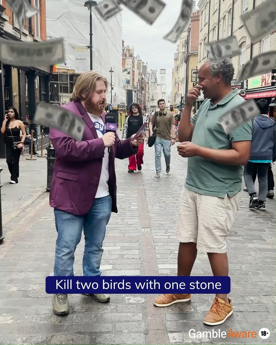 Well... that was awkward *ahem* anyway, this week Andy hits the streets of London for a round of Money Mouth! 🤐