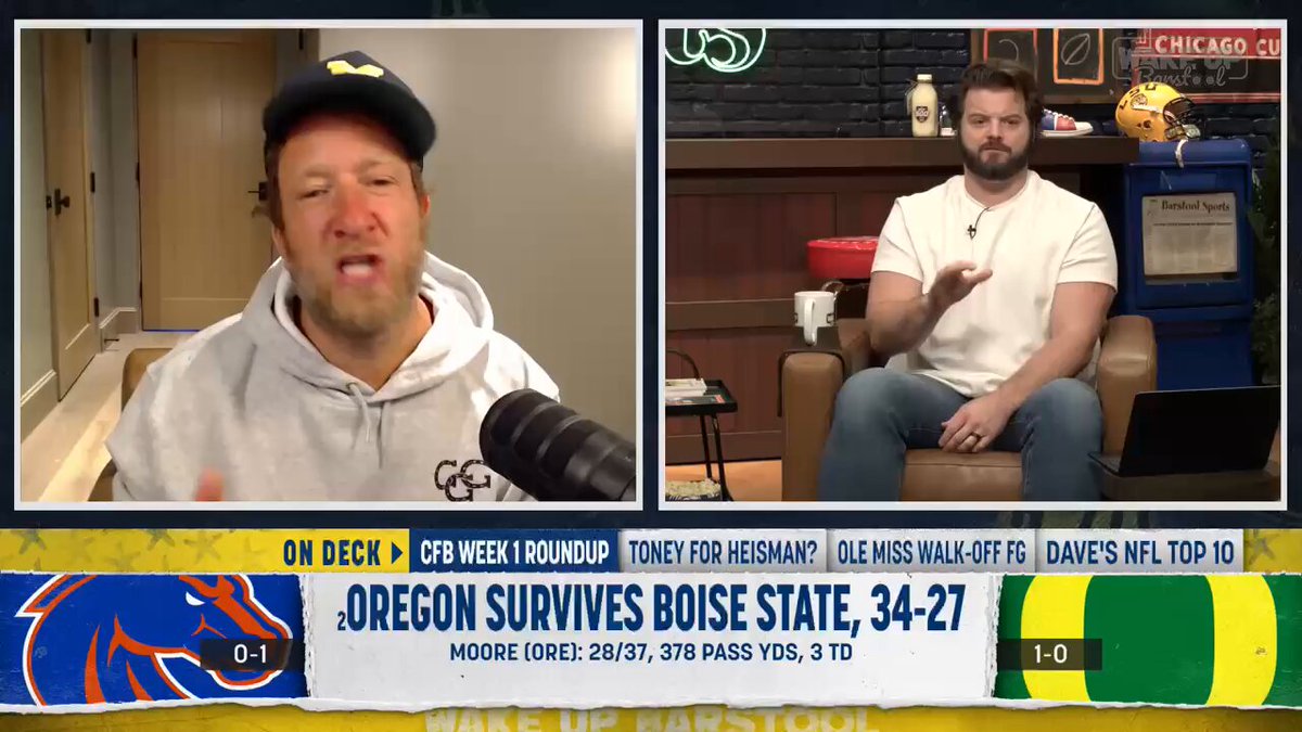 “I don’t wanna talk about Michigan anymore!” -T Bob “That’s all anybody ever wants to talk about. It’s crazy T Bob. I go on Wake Up Barstool, it’s about Michigan. i’ll walk down the street, it’s about Michigan. it’s always Michigan, Michigan, Michigan, Michigan” -Dave