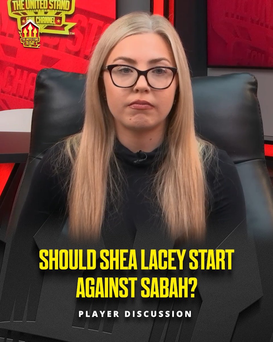 "In this Champions League game, Shea Lacey is MORE than capable to start!" 🤩 #mufc