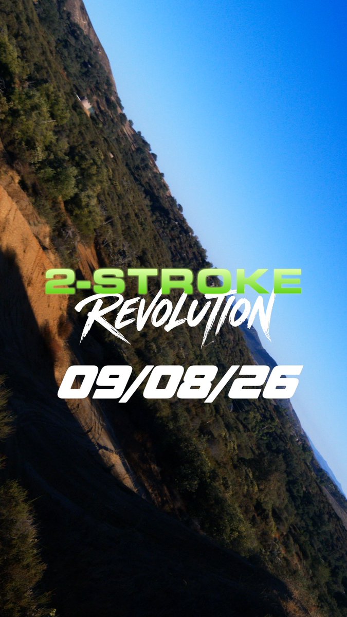 The 2-stroke revolution is here. See it in action tomorrow. #TwoStrokeTuesday #KX327 #KX327X #2StrokeRevolution #KX #TeamGreen #GoodTimes #Kawasaki . . . Professional rider(s) on a closed course.
