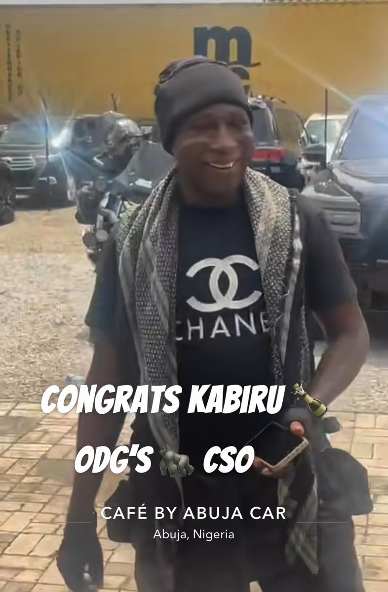 CONGRATULATIONS TO BURNA BOY’S CHIEF SECURITY OFFICER ON HIS NEW POWER BIKE. 🏍️