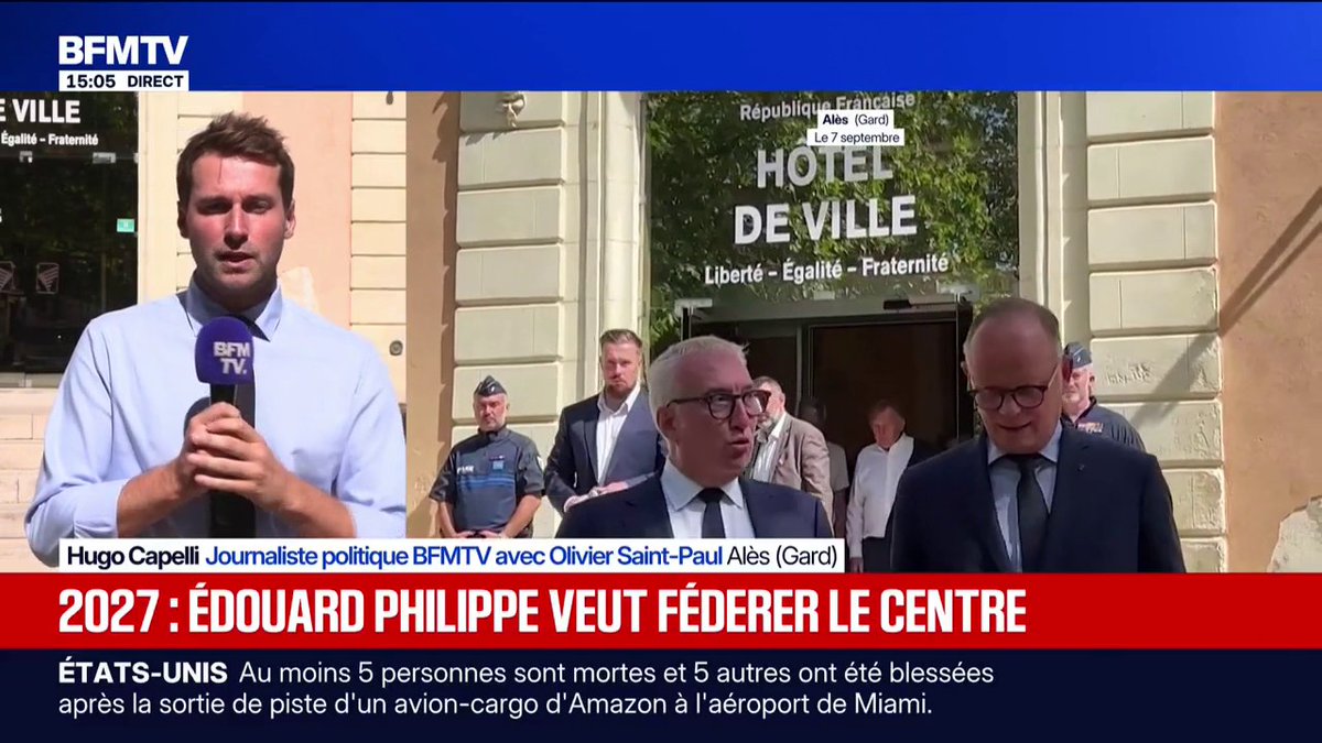Présidentielle 2027: Édouard Philippe veut rassembler largement la droite et le centre