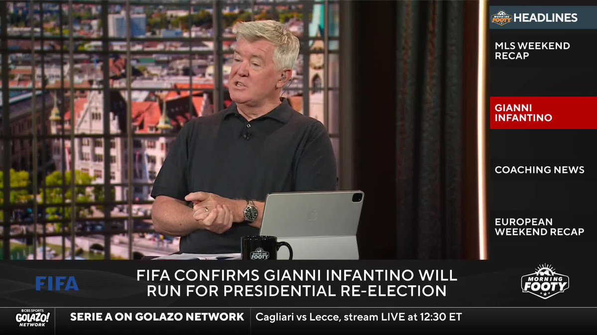 Gianni Infantino confirms he will run for re-election for FIFA President 🗳️