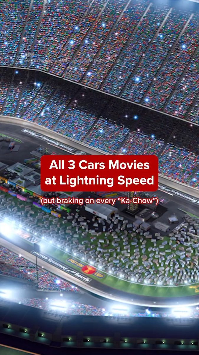 The Cars trilogy at ⚡️lightning speed⚡️🏎️ #Cars20
