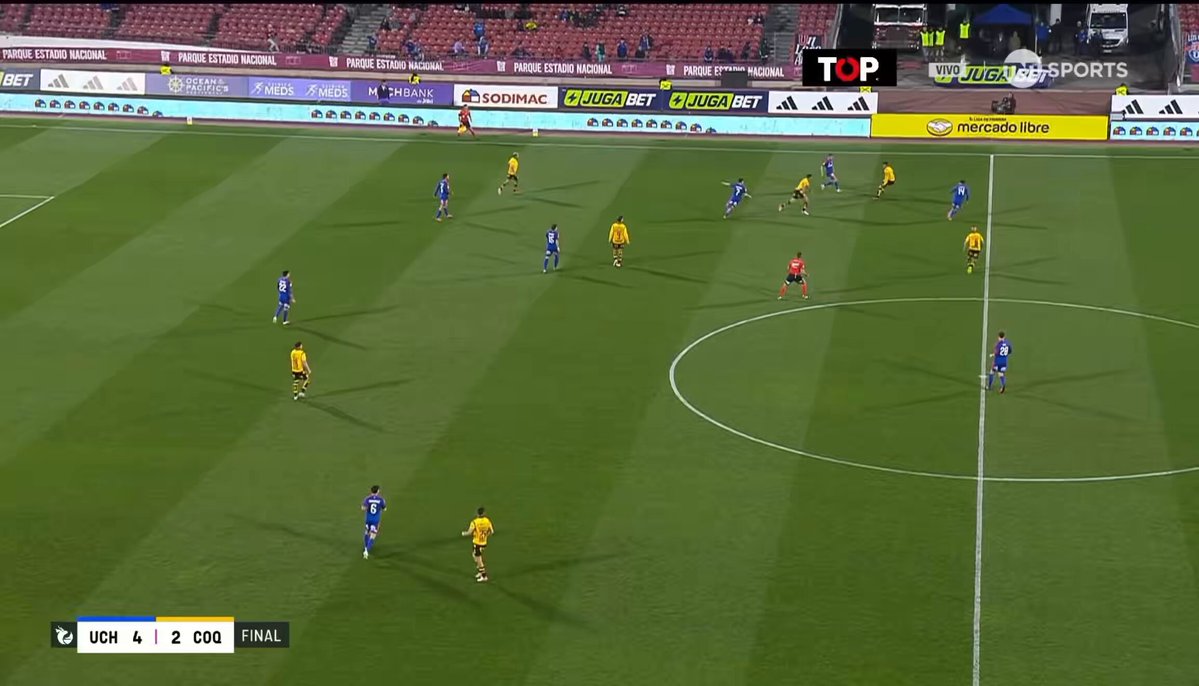 Eduardo Vargas hizo un nuevo gol para Universidad de Chile, que le ganó 4-2 a Coquimbo Unido. El ex Nacional llegó a 11 goles y 5 asistencias (26 partidos) en la temporada. 🇺🇾 El uruguayo Octavio Rivero también convirtió en su vuelta a las canchas tras una lesión de 7 meses.