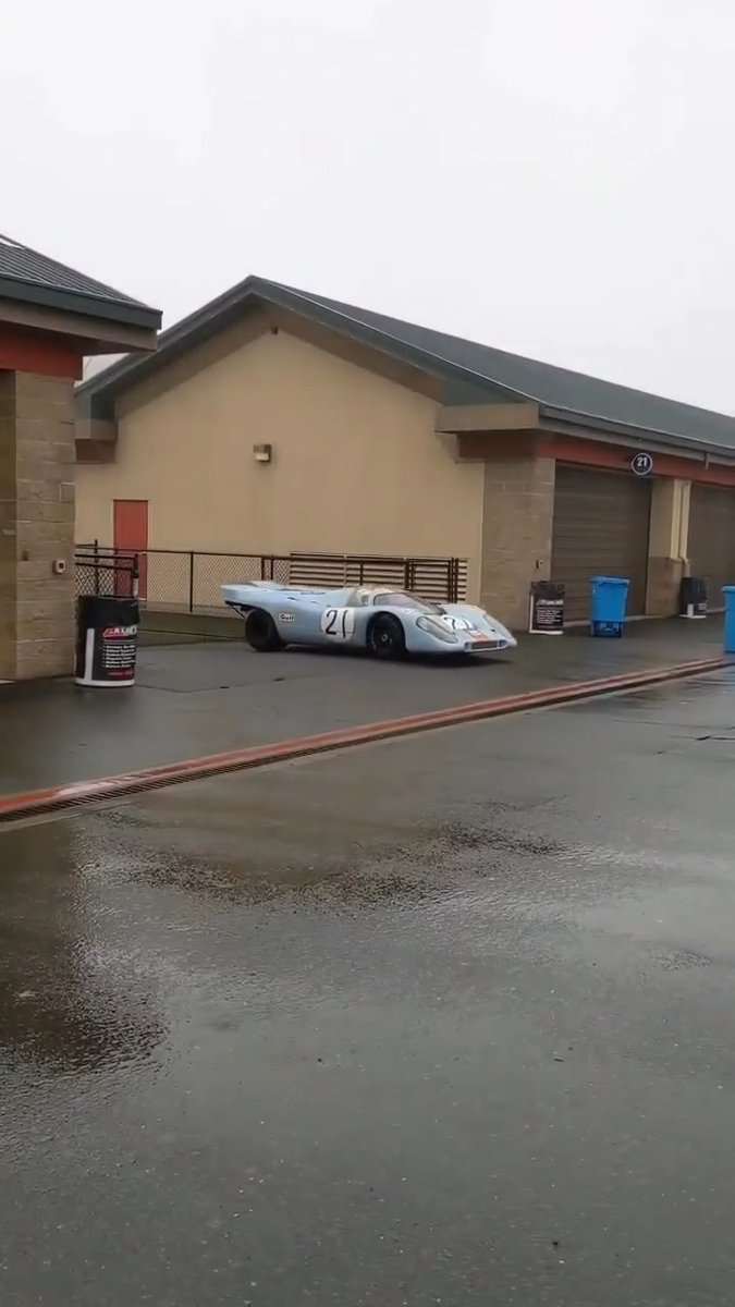 Oh, nothing, just a Gulf 917 snarling around a rainy day at Sonoma Raceway.