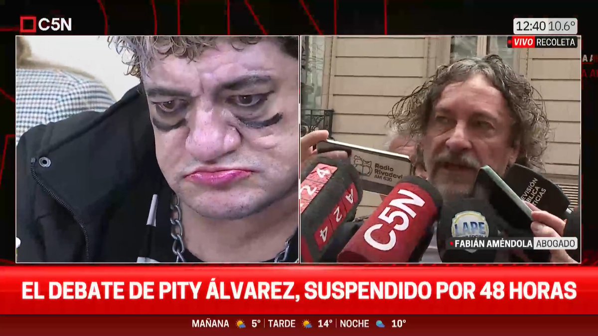 🔴 #AHORA | El debate de Pity Álvarez fue suspendido por 48 horas 📲 #C5N en vivo: