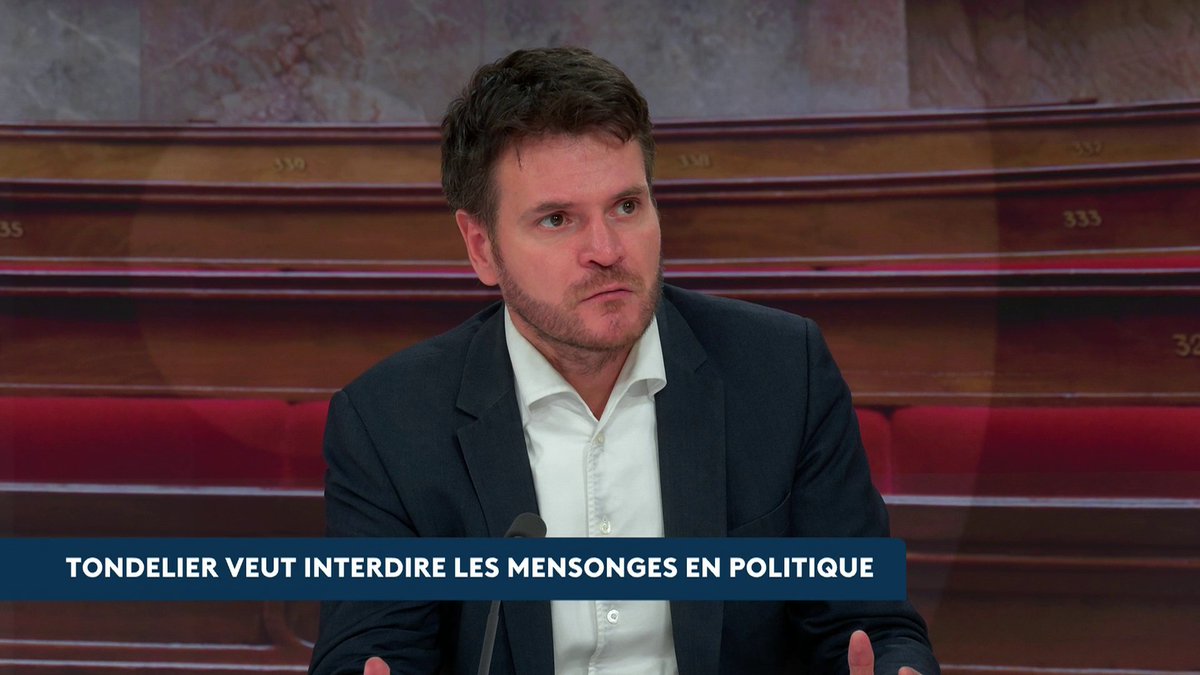 🔴 🗣️ Peut-on interdire le mensonge en politique, comme le propose l'écologiste Marine Tondelier ? "Actuellement,[...] une telle régulation m'apparaît peut-être pas opportune et probablement inefficace", estime le politologue Benjamin Morel 📺 Alexandra Uzan 📺 #LeScanInfo #canal16