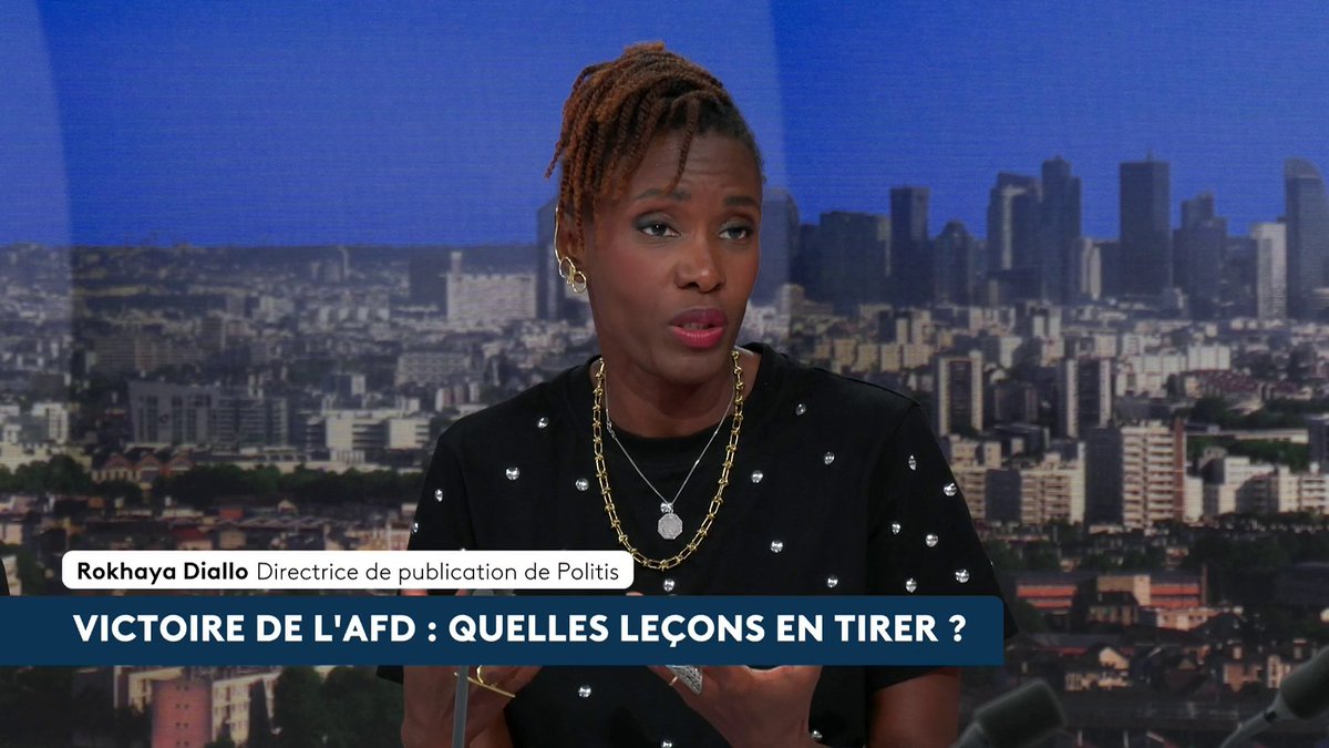 🔴 🗣️ Victoire de l'AFD en Saxe-Anhalt "On accepte à nouveau des idées qui étaient extrêmement taboues en Allemagne [...], cela veut dire qu'un verrou a sauté en termes idéologiques", interprète Rokhaya Diallo, éditorialiste au Guardian. #AvantLe20h #canal16