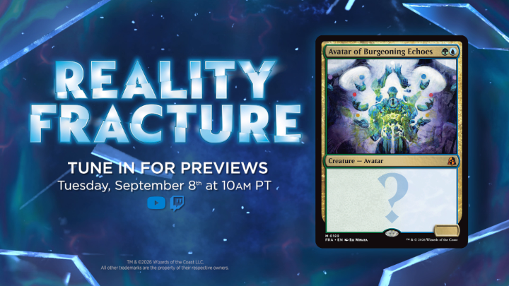 Set a 24-hour timer until the #MTGFracture Debut! We're peeling back the curtain on all the goodies (and baddies) that await you in Jace's Echoverse.