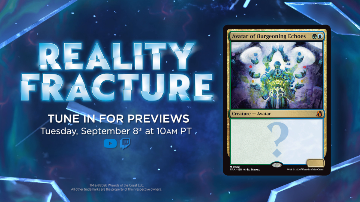 Set a 24-hour timer until the #MTGFracture Debut! We're peeling back the curtain on all the goodies (and baddies) that await you in Jace's Echoverse.