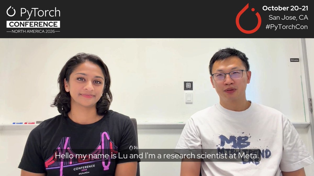 At PyTorch Conference 2026, Lu Fang, Research Scientist, and Ilina Mitra, Engineering Manager Meta, will present a deep dive on building high-performance recommendation inference systems. They will detail end-to-end production workflows, covering graph capture, model splitting, and serving across large-scale platforms like Facebook and Instagram. Attendees will gain technical insights into advanced optimizations for high TPS and low latency, as well as strategies for multi-accelerator support to handle diverse machine learning workloads at scale. Register for PyTorchCon North America today: #PyTorchCon houseroad Ilina Mitra