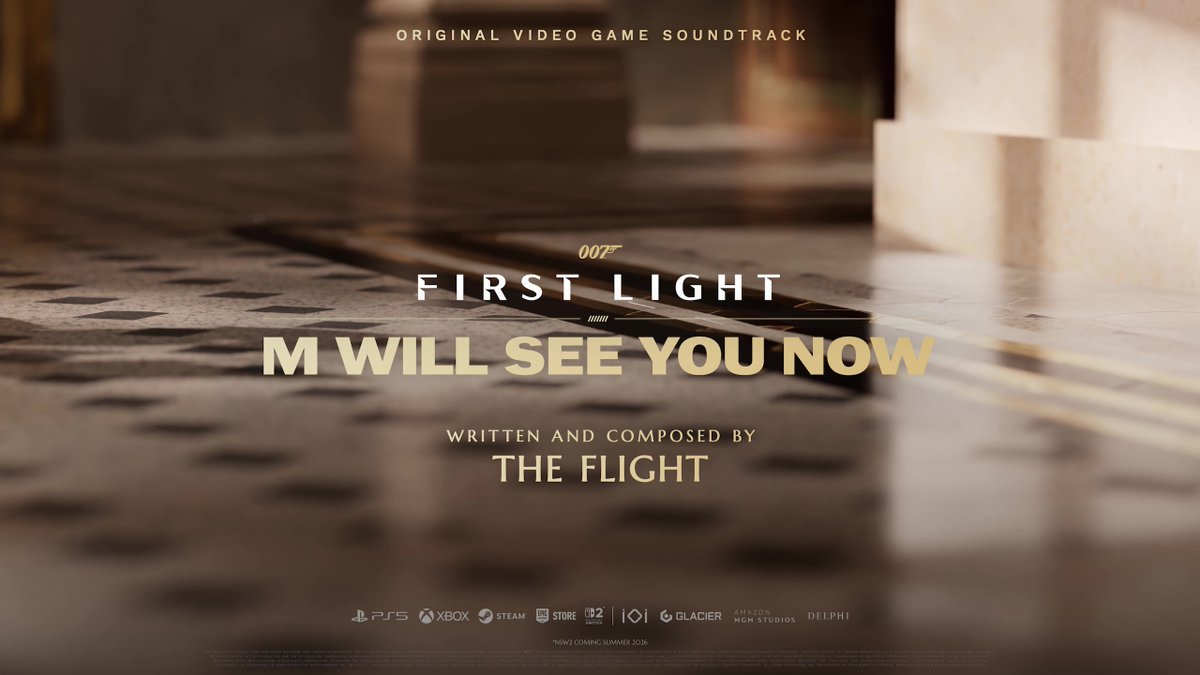 007 First Light - M Will See you Now Original Soundtrack written and composed by The Flight. @theflightmusic Listen to the full soundtrack playlist. #007FirstLight #GameMusic #OST #EarnTheNumber