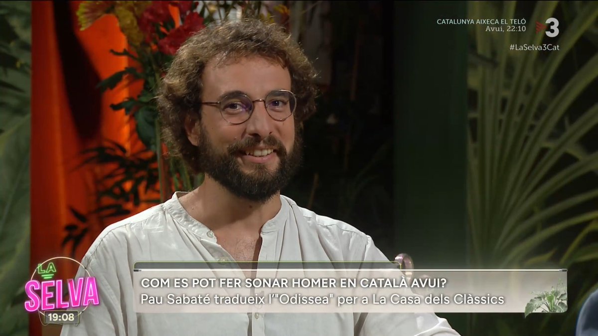 🟢 “Christopher Nolan li podria haver tret molt més suc al personatge d’Odisseu” Pau Sabaté, traductor de la nova "Odissea" per a "La Casa dels Clàssics". #LaSelva3Cat ▶