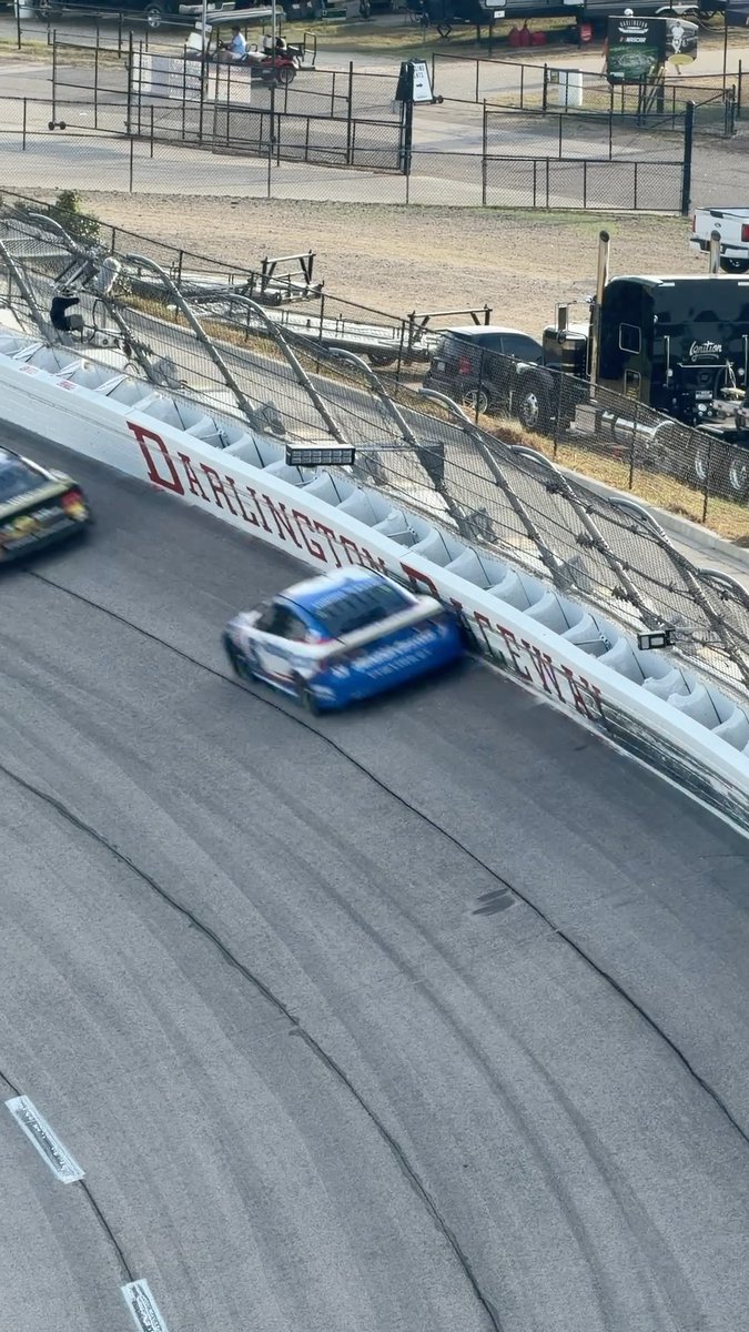 Tell us which driver gets the closest to the wall.