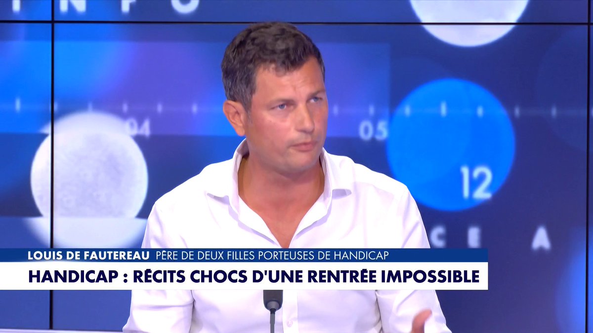 Louis de Fautereau, père de deux filles porteuses de handicap, alerte dans #Facealinfo : «La France va devenir un pays invivable».