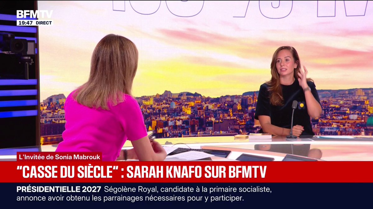"Quelle soumission": Sarah Knafo (Reconquête) répond à la réaction de Ségolène Royal sur l'interdiction du voile dans l'espace public proposé par le RN