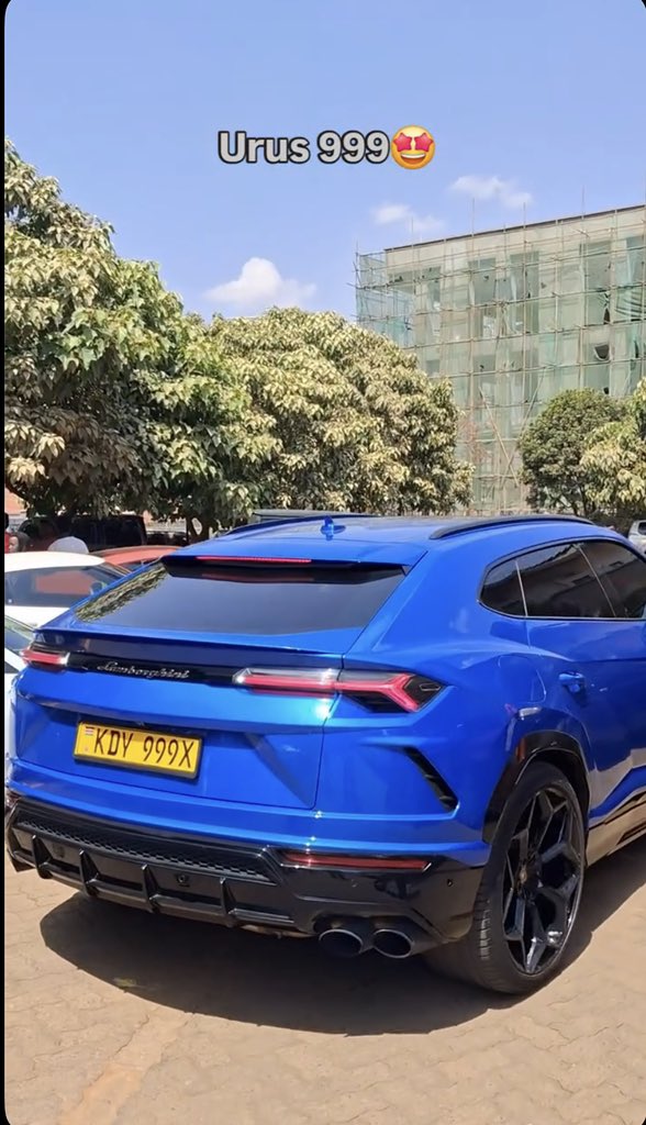 Car enthusiast Ronnie Kip, son of tycoon Juma Maulidi, is showing the Forex boys who fake it how it’s done, importing a zero mileage Lamborghini Urus Performante worth KSh 65 million….