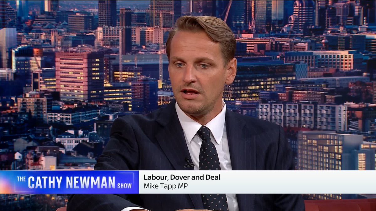 Small boat crossings are a "national emergency" and the government doesn't have "full control" of the borders, says Labour MP Mike Tapp, who was migration minister under Sir Keir Starmer. | Cathy Newman 📺 Sky 501 and YouTube