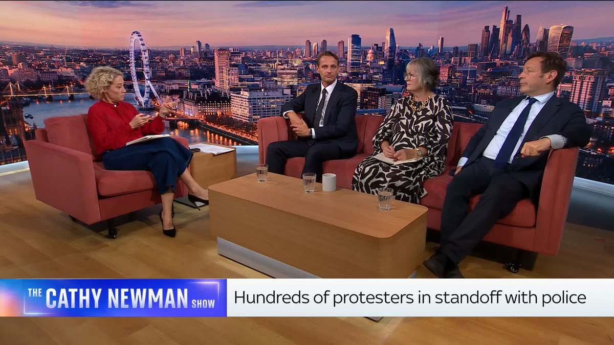 "I would be terrified" walking down the street amid masked anti-immigration protesters, says Baroness Harman as she backs Labour MP Mike Tapp's call for a COBRA meeting on small boat crossings. 📺 Sky 501, Virgin 602, Freeview 233 and YouTube