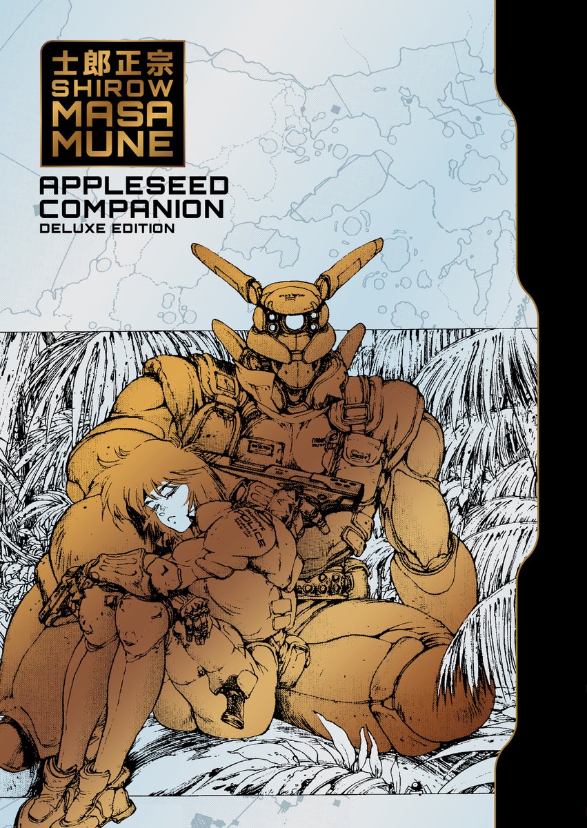 FIRST LOOK 🚨: Shirow Masamune's Appleseed Companion Deluxe Edition releases on December 8th! Pre-order: Take a deeper dive into the future world of Appleseed with the Appleseed Companion Deluxe Edition—a sourcebook supplemented with bonus Appleseed manga stories, art, concept sketches, and more! #DHManga