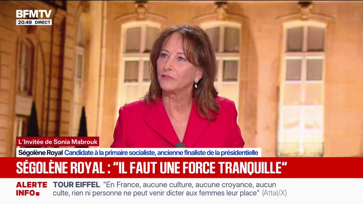 "Les socialistes n'ont pas bradé le nucléaire ", affirme Ségolène Royal, candidate à la primaire socialiste