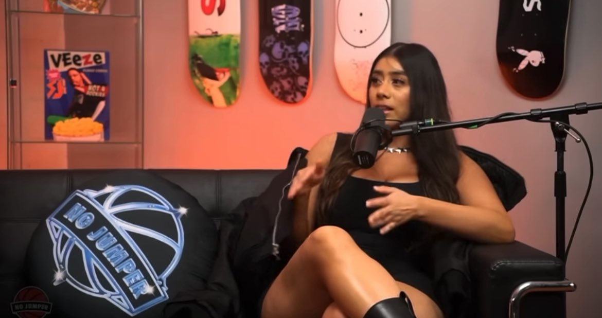 Violet Myers reveals the most unhinged thing she’s done during her “Fvck a Fan” contest, taking the virginity of a minor fan who had never had s3x before. She even documented the experience in a YouTube video, saying it was worth it because he’s now confidently dating women and, in her words, she helped bring him out of his shell. She also hints that another edition could be coming to Chicago. 👀