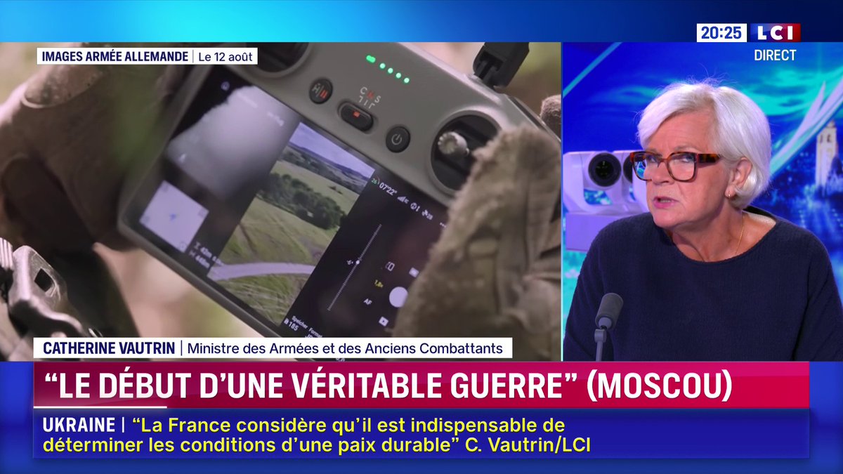 ▶️ Achat renouvelé des F-35 et abandon de l'avion franco-allemand 🗣️ "Ce n'est pas la France que les Allemands ont poignardé, c'est l'Europe, parce que l'intérêt c'était d'avoir un avion de chasse européen" : Catherine Vautrin 📺 Darius Rochebin sur LCI