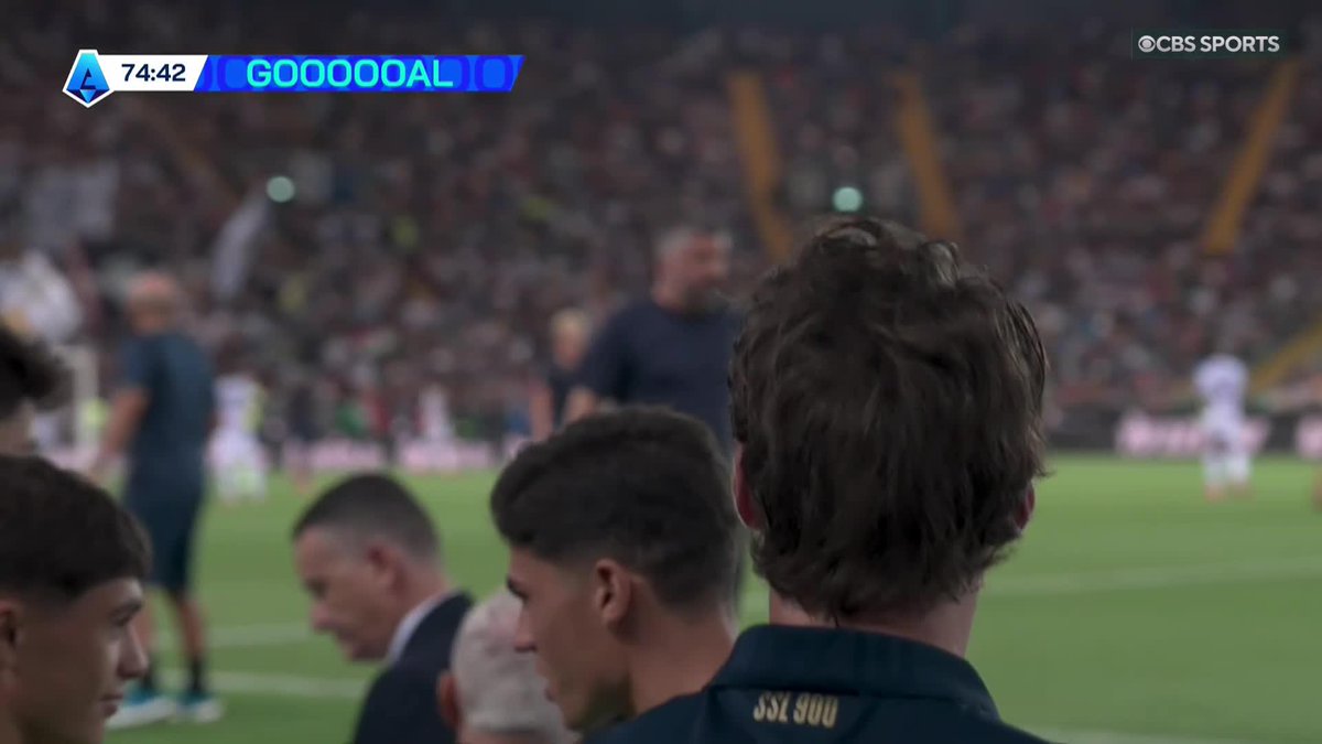THREE GOALS IN THREE GAMES, DAVIDE FRATTESI IS ON FIRE 🔥 Beautiful work by Mattia Zaccagni to set up Frattesi for Lazio's equalizer 🤩 Watch Serie A on Paramount+ 📺