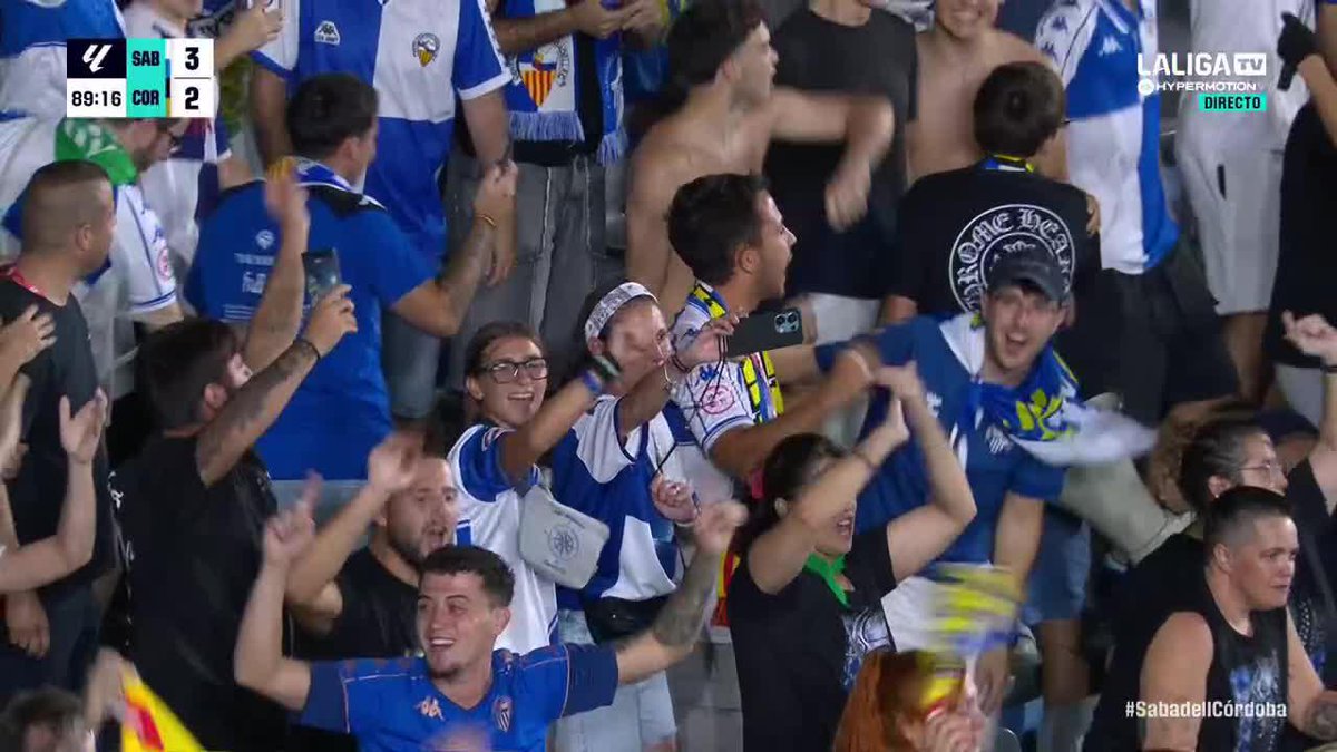 Esto de que subes y en la jornada 4 ya duermes TERCERO... ¡ES UNA LOCURA! 🤯 Orriols le da la victoria al Sabadell, que sigue invicto en #LALIGAHYPERMOTION