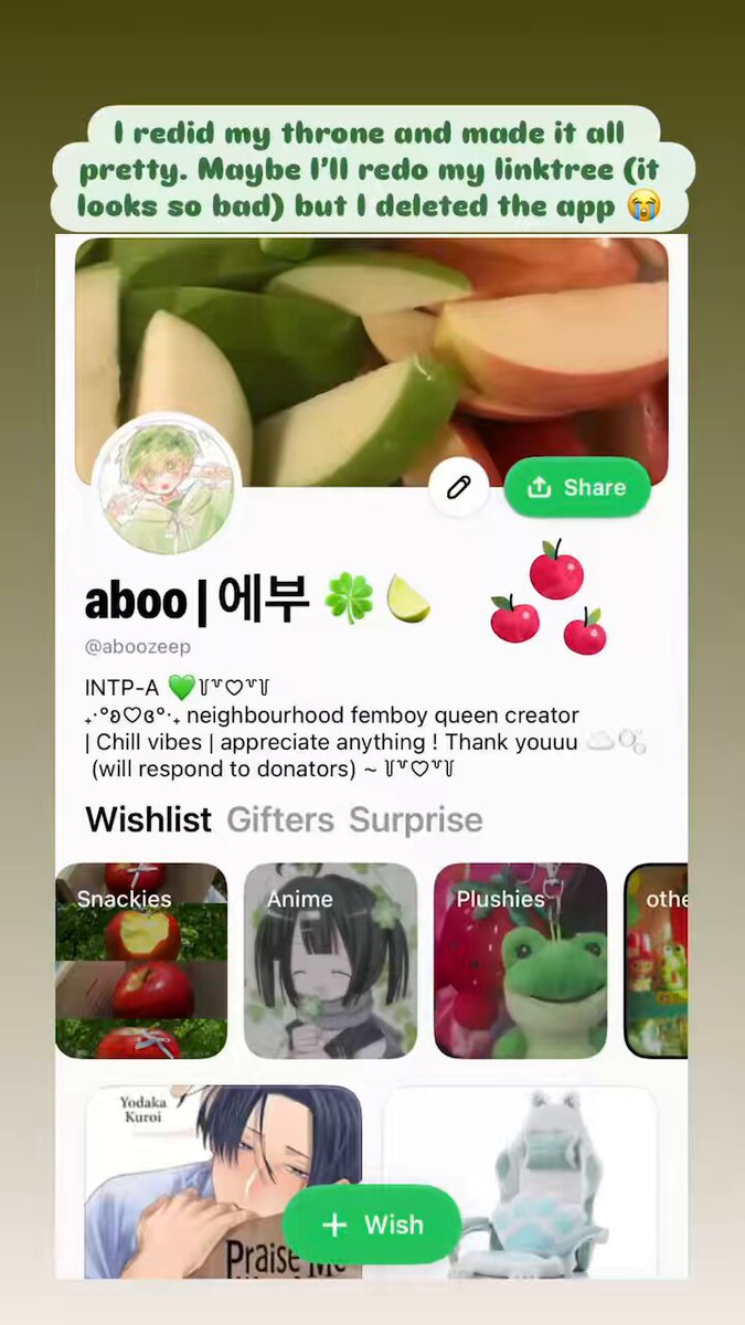 Check out my profile on Throne!💚💚 #femboy