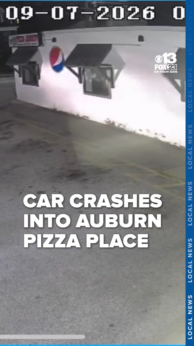 WATCH: A car crashed into an Auburn business early Monday morning. STORY: