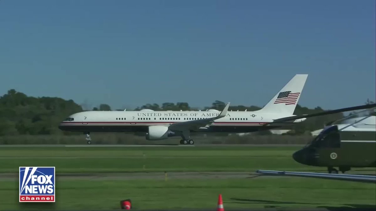 NOW: Air Force One takes off from New Jersey with President Trump aboard, heading to Joint Base Andrews after his stay in Bedminster.