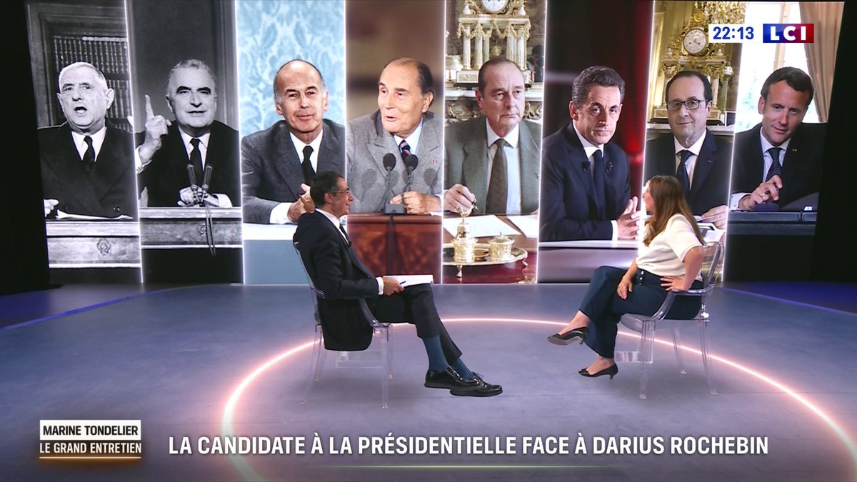 ▶️ Marine Tondelier nous partage sa vision des anciens présidents français 📺 Face à Darius Rochebin sur LCI
