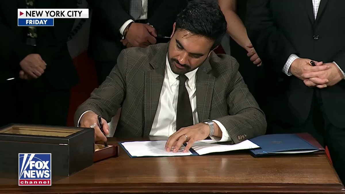 Mamdani is under fire after a symbolic 9/11 pen was handed to a former al Qaeda defense lawyer. After signing an executive order designating 9/11 a citywide day of remembrance, the pen was handed to his chief counsel, Ramzi Kassem. Kassem previously represented a convicted al Qaeda member whose brother-in-law was one of the hijackers aboard American Airlines Flight 77, which struck the Pentagon on 9/11. The moment is adding to the criticism Mamdani is already facing over his participation in 9/11 remembrance events.