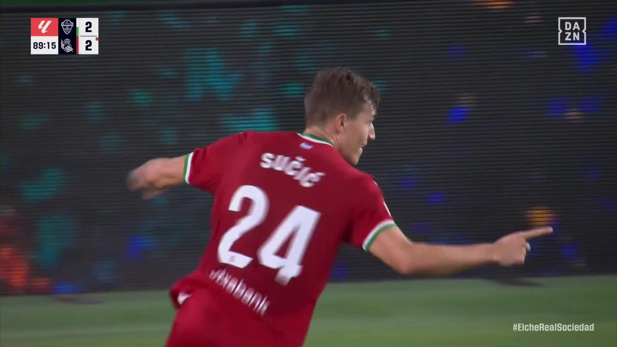 ヒーロー独り占め 個の力で劣勢を跳ねのけた🔥 🇭🇷スチッチ カウンターから劇的弾 🇪🇸ラ・リーガ第4節 🆚エルチェ×ソシエダ #ラ・リーガ #だったらDAZN