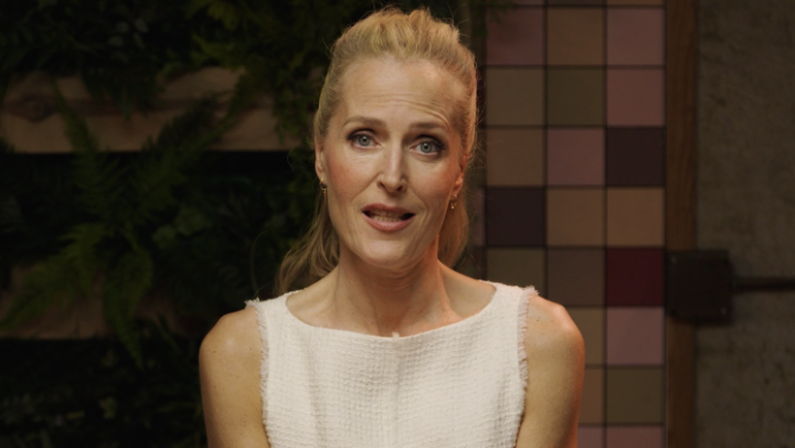 Gillian Anderson reveals her Last Meal — tomorrow on Netflix!