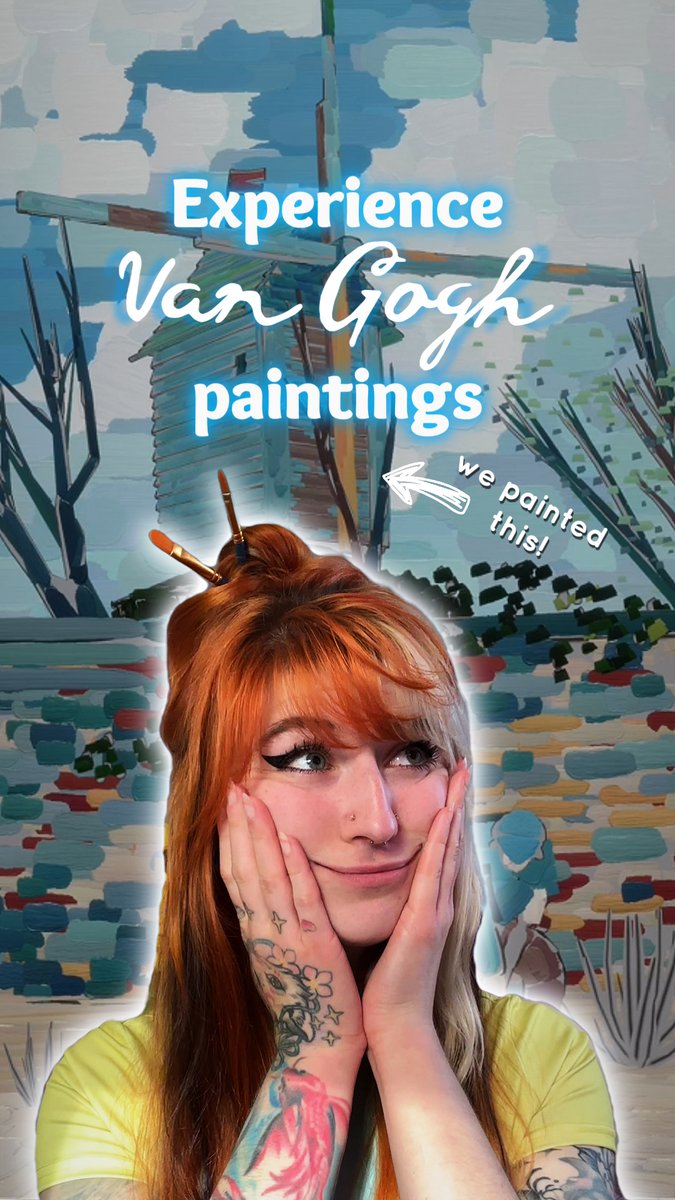 Psst… this is your reminder to experience #DearVanGogh in Sky if you haven't already 🌻✨