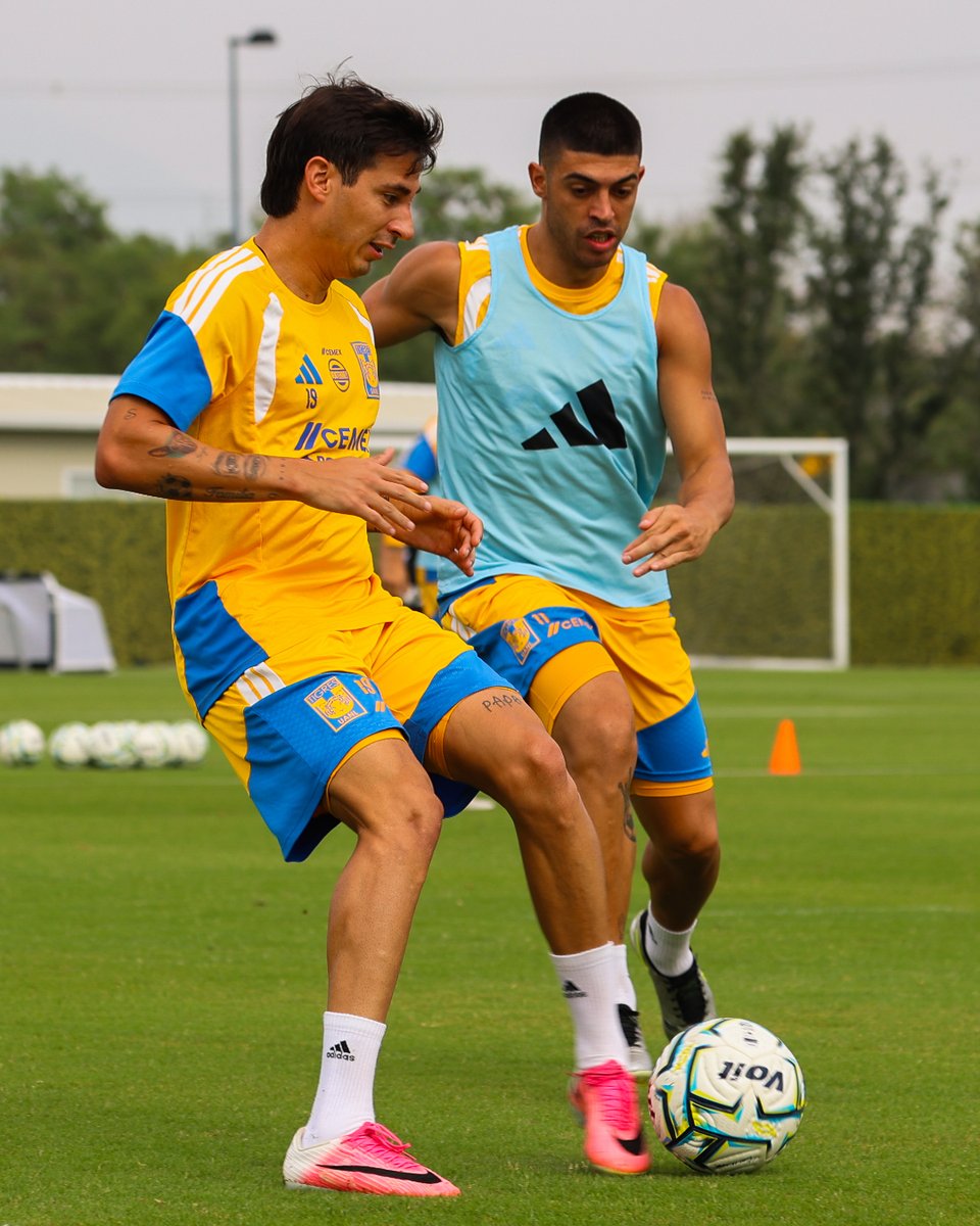 📹 Equipo trabajando al 💯 y con la mira puesta en el objetivo para este sábado. ¡Dale Tigres, carajo! 🐯