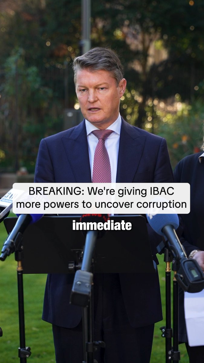 In my Government, integrity is not optional.
