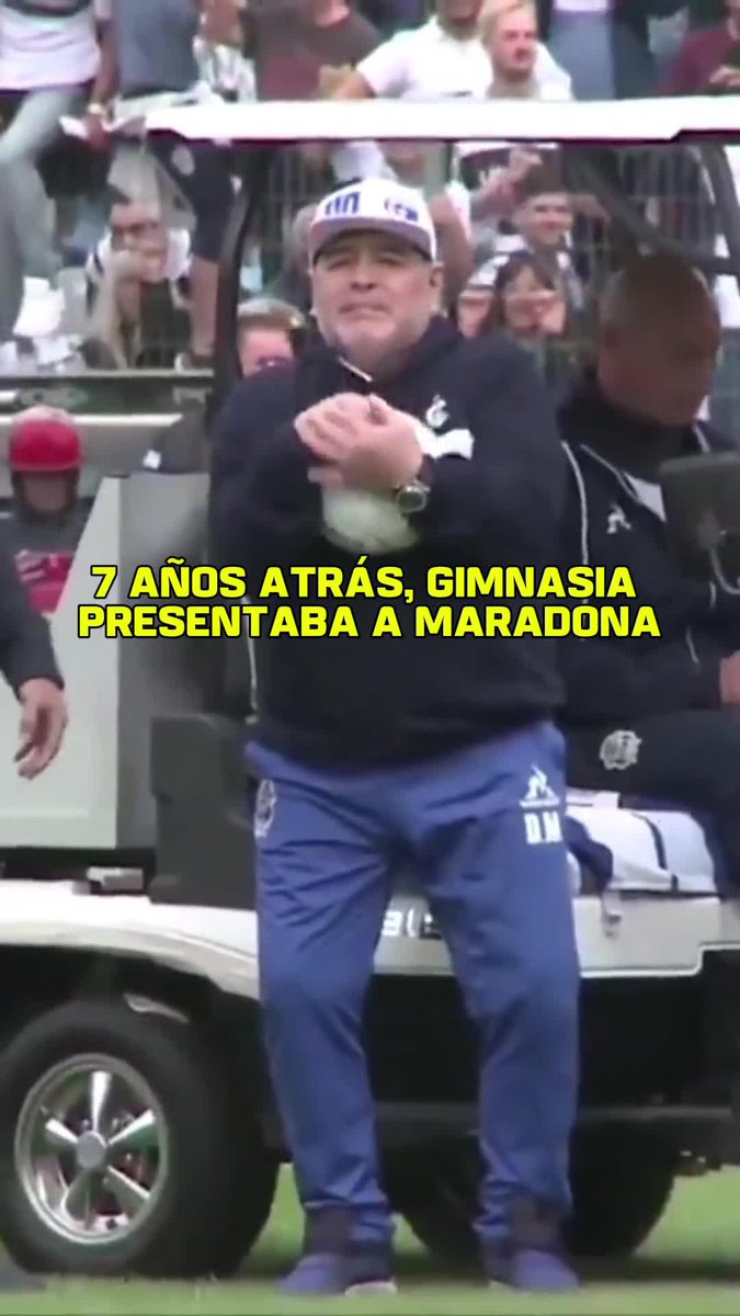 🔙 UN DÍA COMO HOY, 7 AÑOS ATRÁS 🔟 El 8/9/19, Gimnasia le abría las puertas al más grande de todos los tiempos: DIEGO ARMANDO MARADONA era presentado como entrenador del Lobo y El Bosque deliraba ✍🏼 ¿Cuales son tus mejores recuerdos de #DiegoEterno como DT del Lobo?