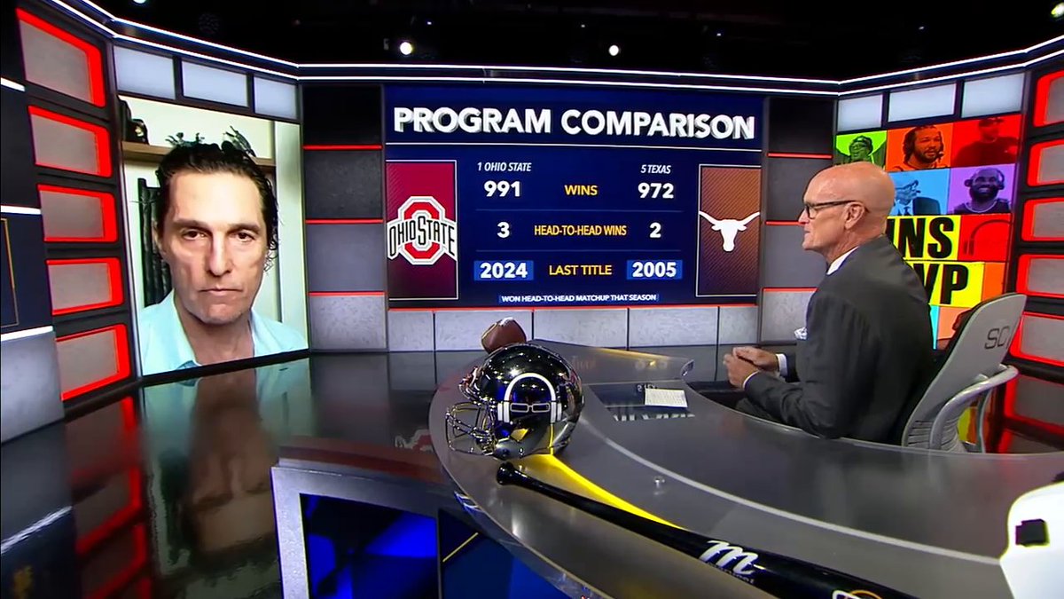 “It’s between the ears of more of these young men on this football team, the belief that this is the time to do it.” Matthew McConaughey speaks with Scott Van Pelt about the expectations on Texas football and the team’s belief 🏈